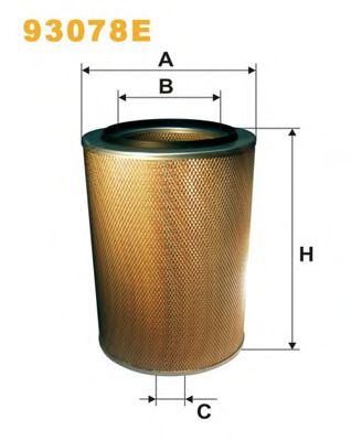 WIX FILTERS 93078e -  Воздушный фильтр
